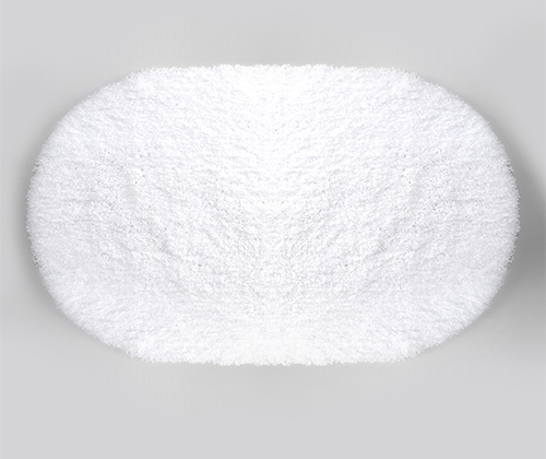 Dill BM-3940 Bright White Коврик для ванной комнаты wassekraft